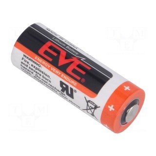 Battery: lithium | 3V | 4/5A,CR8L | Ø17x45mm | 2400mAh