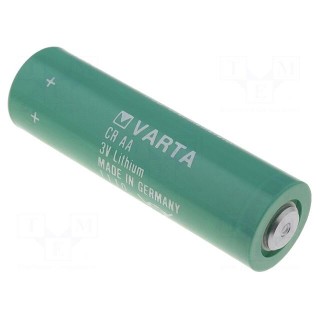 Battery: lithium | 3V | AA | Ø14.7x50mm | 2000mAh | non-rechargeable