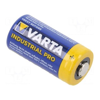 Battery: lithium | 3V | CR123A,CR17345 | 1450mAh | non-rechargeable