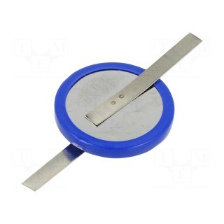 Battery: lithium | 3V | CR2032,coin | 210mAh | non-rechargeable