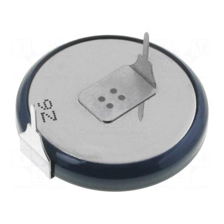 Battery: lithium | 3V | CR2032,coin | 2pin,for PCB | Ø20x3.2mm