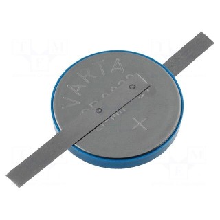 Battery: lithium | 3V | CR2032,coin | soldering lugs | Ø20x3.2mm