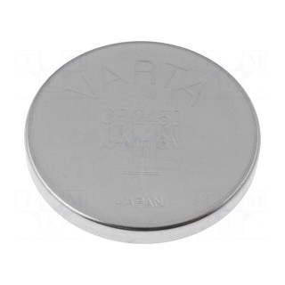Battery: lithium | 3V | CR2450,coin | Ø24.5x5mm | 560mAh