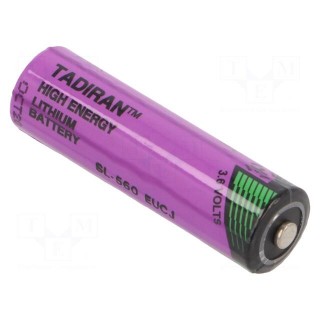 Battery: lithium (LTC) | 3.6V | AA | 1800mAh | Ø14.7x50.5mm