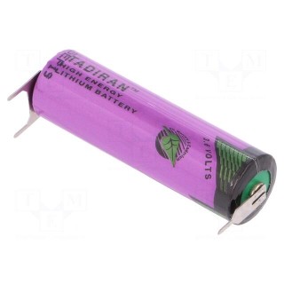 Battery: lithium (LTC) | 3.6V | AA | Ø14.7x50.5mm | 2200mAh