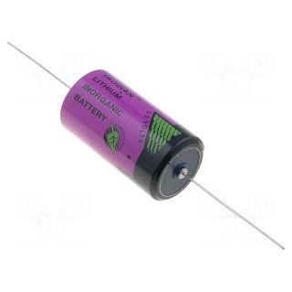 Battery: lithium (LTC) | 3.6V | C | 8500mAh | non-rechargeable | axial