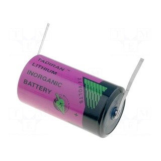 Battery: lithium (LTC) | 3.6V | C | soldering lugs | Ø26.2x50mm