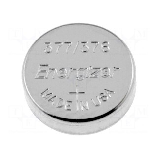 Battery: silver | 1.55V | 376,377,R626,SR626,coin | Ø6.8x2.6mm