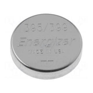 Battery: silver | 1.55V | 395,coin | Ø9.5x2.7mm | 54mAh