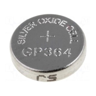 Battery: silver | 1.55V | R621,SR60,coin | Batt.no: 1 | Ø6.8x2.15mm
