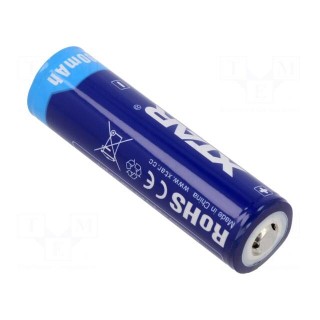 Re-battery: Li-Ion | 21700 | 3.7V | 4900mAh | Ø21.4x74.8mm | 10A