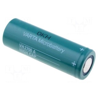 Re-battery: Ni-MH | A | 1.2V | 2700mAh | Features: low +