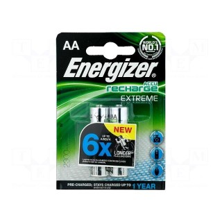 Re-battery: Ni-MH | AA | 1.2V | 2300mAh