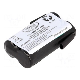 Re-battery: Ni-MH | AA | 2.4V | 2500mAh | soldering lugs