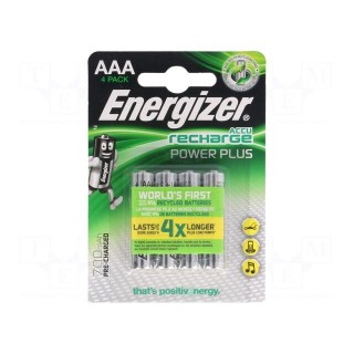 Re-battery: Ni-MH | AAA,R3 | 1.2V | 700mAh | blister | 4pcs.