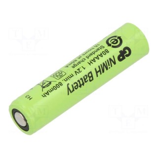 Re-battery: Ni-MH | AAA,R3 | 1.2V | 780mAh