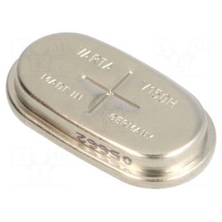 Re-battery: Ni-MH | coin,V150H | 1.2V | 140mAh | 25.5x14x5.7mm