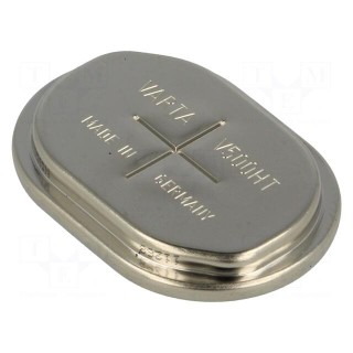 Re-battery: Ni-MH | V500H,coin | 1.2V | 500mAh | 34x24x6.15mm