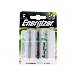 Re-battery: Ni-MH | D | 1.2V | 2500mAh | No.rchrg.bat: 2
