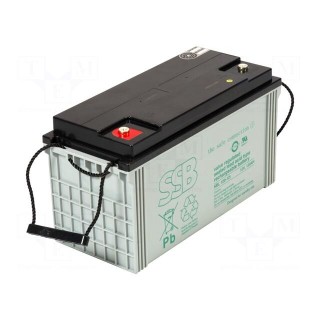 Re-battery: acid-lead | 12V | 120Ah | AGM | maintenance-free