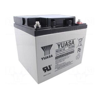 Re-battery: acid-lead | 12V | 50Ah | AGM | maintenance-free