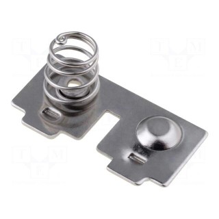 Button-like/spring contact | Mounting: push-in | Size: AAA,N,R3