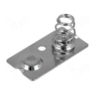 Button-like/spring contact | Mounting: screw | Size: AA,R6