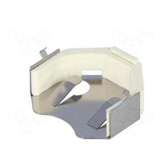 Clip | Mounting: PCB | Size: BR2032,CR2032,DL2032 | Ø: 20mm | 7.5mm