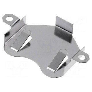 Clip | Mounting: SMD | Size: CR2450,DL2450 | Ø: 24mm | 5.8mm