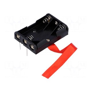 Holder | AAA,R3 | Batt.no: 3 | PCB | Features: ejection strip