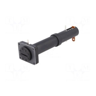 Holder | AA,R6 | Batt.no: 2 | soldering lugs | black | UL94V-0 | 30.5mm