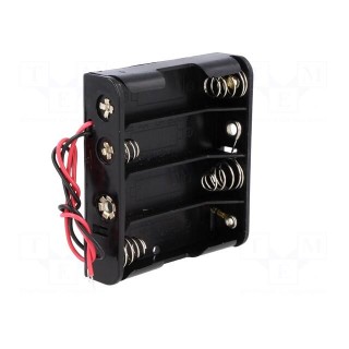 Holder | Mounting: on panel | Leads: 150mm leads | Size: AA,R6