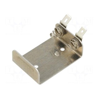 Holder | CR-P2,DL223A | Batt.no: 1 | screw | soldering lugs
