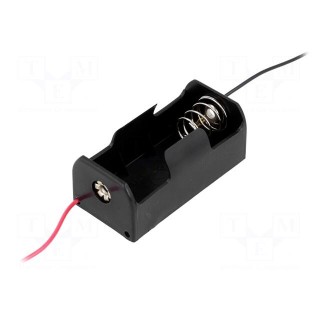Holder | Leads: cables | Size: C,R14 | Batt.no: 1 | Colour: black | 150mm