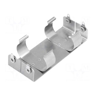 Holder | Mounting: screw | Size: C,R14 | Batt.no: 4 | aluminium