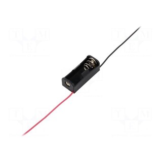 Holder | Leads: cables | Size: N,R1 | Batt.no: 1 | Colour: black | 150mm