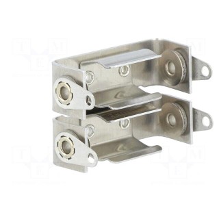 Holder | Mounting: screw | Size: LR1,N | Batt.no: 2 | aluminium