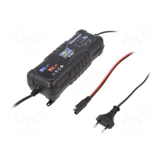Charger: for rechargeable batteries | 12/24V | 8A | IP65 | rectifier