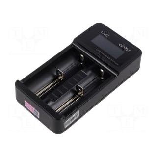 Charger: for rechargeable batteries | Li-Ion | 3.6/3.7V | 1A