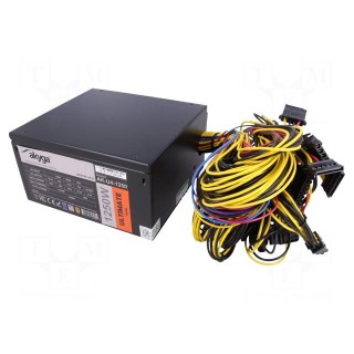 Power supply: computer | ATX | 1.25kW | Features: fan 12cm