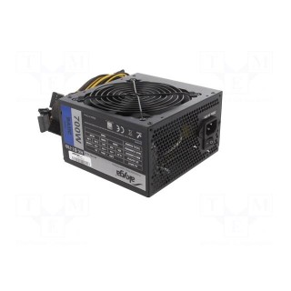 Power supply: computer | ATX | 700W | 3.3/5/12V | Features: fan 12cm