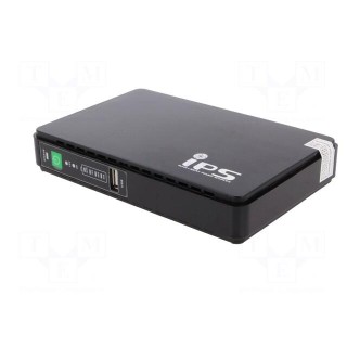 Power supply: router UPS | 15W | Uin: 90÷264V | 160x105x28mm | 8800mAh