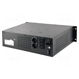 Power supply: UPS | 900W | 1.5kVA | Uin: 220V | 480x350x150mm | 8Ah | 12h