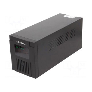 Power supply: UPS | 600W | 1kVA | 90x320x142mm | No.of out.sockets: 3