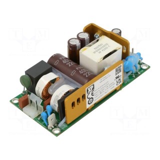 Power supply: switched-mode | open | 100W | 80÷264VAC | OUT: 1 | 15VDC