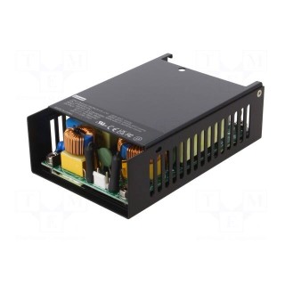 Power supply: switched-mode | open | 370/400W | 80÷264VAC | 12VDC