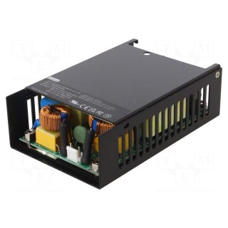Power supply: switched-mode | open | 370/400W | 80÷264VAC | 48VDC