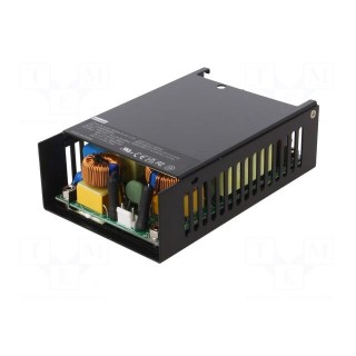 Power supply: switched-mode | open | 370/400W | 80÷264VAC | 48VDC