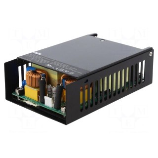 Power supply: switched-mode | open | 500W | 80÷264VAC | 48VDC | 10.42A