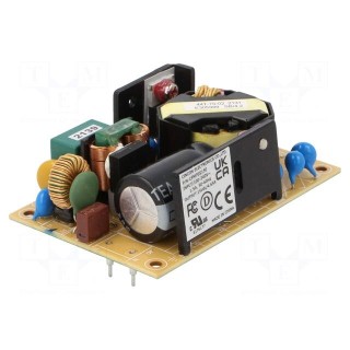 Converter: AC/DC | 70W | 90÷264VAC | 15VDC | Iout: 4.65A | 90% | 3000V